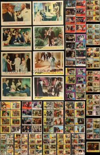 7z0331 LOT OF 289 1960S LOBBY CARDS 1960s incomplete sets from a variety of different movies!