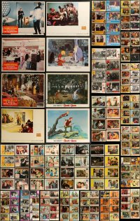 7z0330 LOT OF 369 1960S LOBBY CARDS 1960s incomplete sets from a variety of different movies!