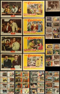 7z0374 LOT OF 65 LOBBY CARDS 1940s-1960s incomplete sets from a variety of different movies!