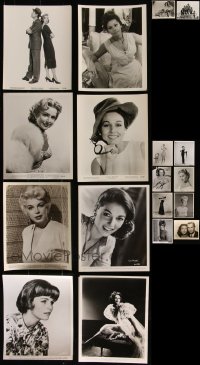 7z0166 LOT OF 17 8X10 STILLS 1950s-1960s great portraits from a variety of different movies!