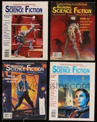 7z0590 LOT OF 4 ABORIGINAL SCIENCE FICTION MAGAZINES 1988-1999 filled with great images & articles!