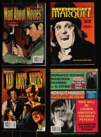 7z0584 LOT OF 4 MIDNIGHT MARQUEE MOVIE MAGAZINES 1997-2006 filled with great images & articles!