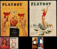 7z0579 LOT OF 4 PLAYBOY MAGAZINES 1959-1968 sexy nude images & great articles!