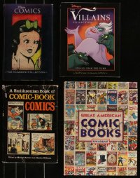 7z0660 LOT OF 4 ANIMATION AND COMICS HARDCOVER BOOKS 1981-2006 Disney Comics & more!