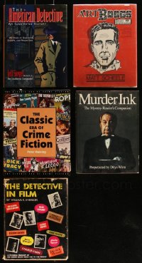 7z0655 LOT OF 5 DETECTIVE/CRIME HARDCOVER BOOKS 1970s-2000s Classic Era of Crime Fiction & more!