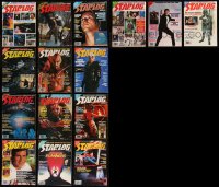 7z0475 LOT OF 15 STARLOG #36-50 MAGAZINES 1980-1981 filled with great sci-fi images & articles!