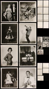 7z0172 LOT OF 13 8X10 STILLS FROM MUSICAL SHORTS 1955-1957 great images of singers & bands!