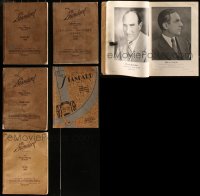 7z0603 LOT OF 5 STANDARD CASTING DIRECTORIES 1922-1930 silent actors including Bela Lugosi!