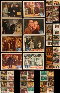7z0379 LOT OF 58 1930S-40S LOBBY CARDS 1930s-1940s incomplete sets from a variety of different movies!