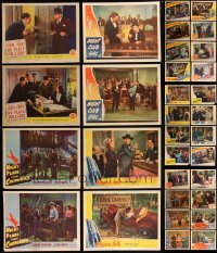 7z0383 LOT OF 43 1940S LOBBY CARDS 1940s incomplete sets from a variety of different movies!