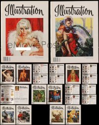 7z0494 LOT OF 11 ILLUSTRATION MAGAZINES 2001-2007 filled with great images & articles!