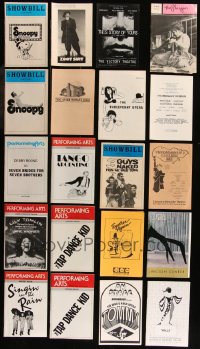 7z0214 LOT OF 52 NON-BROADWAY PLAYBILLS 1950s-1990s from a variety of different stage shows!