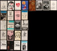7z0213 LOT OF 64 NON-BROADWAY PLAYBILLS 1960s-1990s from a variety of different stage shows!
