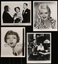 7z0254 LOT OF 4 8X10 REPRO PHOTOS 1980s a variety of great portraits & movie scenes!
