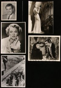 7z0253 LOT OF 5 REPRO PHOTOS 1970s a variety of great portraits & movie scenes!