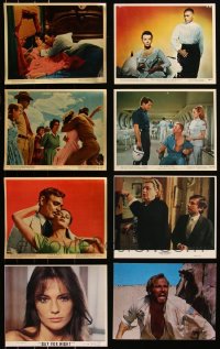 7z0170 LOT OF 15 COLOR 8X10 STILLS 1950s-1970s great scenes from a variety of different movies!