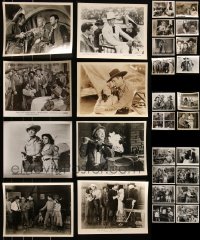 7z0156 LOT OF 28 COWBOY WESTERN 8X10 STILLS 1920s-1980s great scenes from several different movies!