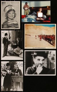 7z0229 LOT OF 6 MISCELLANEOUS PHOTOS 1930s-1990s a variety of images including Charlie Chaplin!