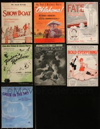 7z0430 LOT OF 7 1920S SHEET MUSIC 1920s great songs from a variety of different movies & more!