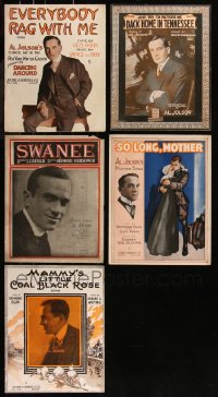 7z0439 LOT OF 4 AL JOLSON 10.75X13.75 SHEET MUSIC 1910s a variety of great songs!