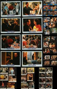 7z0406 LOT OF 72 FRENCH LOBBY CARDS WITH ENVELOPES 1970s-2010s complete sets from eight movies!