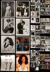 7z0146 LOT OF 64 MUSICAL PERFORMERS 8X10 STILLS AND PHOTOS 1970s-1990s including TV & video!