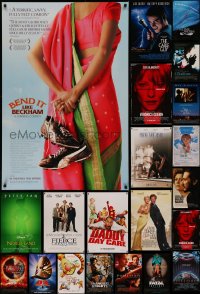 7z0106 LOT OF 24 UNFOLDED MOSTLY DOUBLE-SIDED 27X40 ONE-SHEETS 1990s-2000s cool movie images!