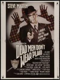 8a0145 DEAD MEN DON'T WEAR PLAID 30x40 1982 Steve Martin will blow your lips off if you don't laugh!