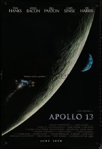 8a0749 APOLLO 13 heavy stock advance 1sh 1995 directed by Ron Howard, Houston we have a problem!