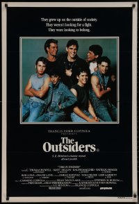 8a0269 OUTSIDERS Aust 1sh 1983 Coppola, S.E. Hinton, Howell, Dillon, Macchio, Swayze, Lowe, Estevez