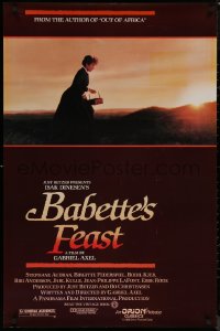 8a0759 BABETTE'S FEAST 1sh 1988 Babettes gaestebud, Gabriel Axel, Stephane Audran!