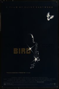 8a0777 BIRD 1sh 1988 directed by Clint Eastwood, biography of jazz legend Charlie Parker!