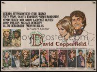 8a0644 DAVID COPPERFIELD British quad 1969 Richard Attenborough, great art of entire cast, ultra rare!
