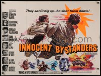 8a0667 INNOCENT BYSTANDERS British quad 1972 Baker, Chaplin, completely different fighting art!