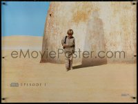 8a0693 PHANTOM MENACE teaser DS British quad 1999 Star Wars Episode I, Anakin & Vader shadow!