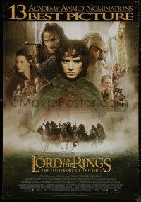 8a0356 LORD OF THE RINGS: THE FELLOWSHIP OF THE RING Canadian 1sh 2001 J.R.R. Tolkien