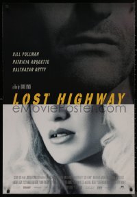 8a0357 LOST HIGHWAY Canadian 1sh 1997 directed by David Lynch, Bill Pullman, pretty Patricia Arquette!