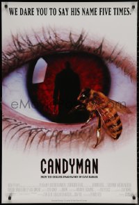 8a0795 CANDYMAN int'l 1sh 1992 Clive Barker, creepy horror image & sexy Virginia Madsen!