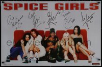 8a0199 SPICE GIRLS 23x35 English commercial poster 1997 Mel, Beckham, Chisholm, Bunton & Halliwell!