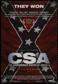8a0812 CSA: THE CONFEDERATE STATES OF AMERICA 1sh 2004 what if The South had won the war?