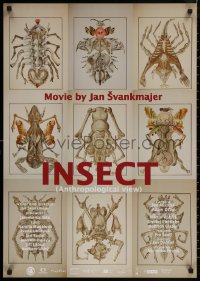8a0262 INSECT export Czech 24x33 2018 Jan Svankmajer's Hmyz, wacky completely different insect art!