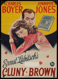 8a0266 CLUNY BROWN Danish 1948 Charles Boyer, Jennifer Jones, Lawford, directed by Ernst Lubitsch!