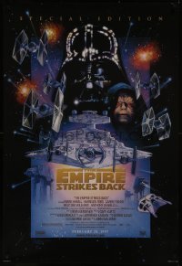 8a0844 EMPIRE STRIKES BACK style C advance 1sh R1997 they're back on the big screen!