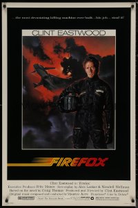 8a0855 FIREFOX 1sh 1982 cool C.D. de Mar art of the flying killing machine & Clint Eastwood!