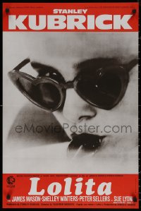8a0577 LOLITA French 20x31 R1981 Stanley Kubrick, Sue Lyon with heart sunglasses & lollipop!
