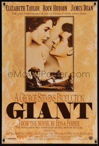 8a0875 GIANT DS 1sh R1996 James Dean, Elizabeth Taylor, Rock Hudson, directed by George Stevens!