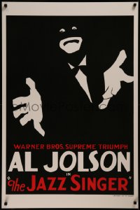 8a0068 JAZZ SINGER S2 poster 2001 artwork of Al Jolson in blackface!