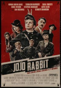 8a0354 JOJO RABBIT advance DS Canadian 1sh 2019 Roman Griffin David in the title role, Waititi as Hitler!
