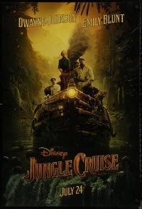 8a0946 JUNGLE CRUISE teaser DS 1sh 2020 Walt Disney, Dwayne Johnson, Blunt, based on the ride!