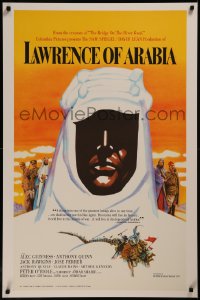 8a0070 LAWRENCE OF ARABIA S2 poster 2001 David Lean, great silhouette art of Peter O'Toole!